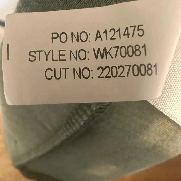 Stitch Fix Market And Spruce Perni Button Detail Knit Dress, Heather Green NWT - Picture 7 of 7